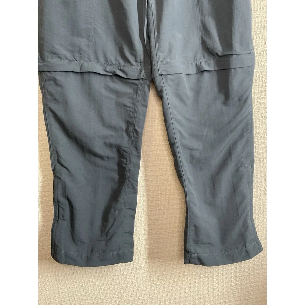 The North Face Convertible Pants Shorts Mens 2XL Gray Cargo Nylon‎ Hiking Trail